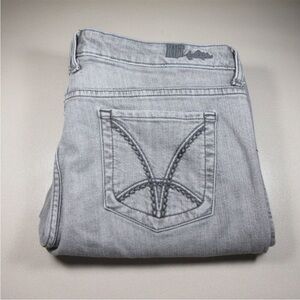 Kut from the Kloth Grey Bootcut Stretch Jeans Sz 8
